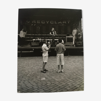 Original photo 2000. concert recyclart music childhood belgium