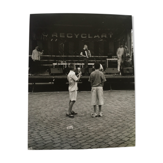 Photo originale 2000. concert recyclart musique enfance belgique