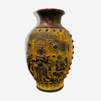 Vase ethnique vintage Scheurich