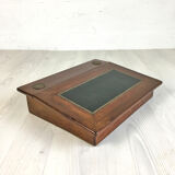 Writing desk XIX with mahogany veneer