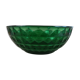 Green glass bowl
