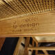 Ensemble de 5 chaises en bois de pin par GM Mobler, années 1960.