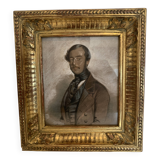 Oil on panel Painted portrait of a gentleman Signed and dated 1842 / XIX