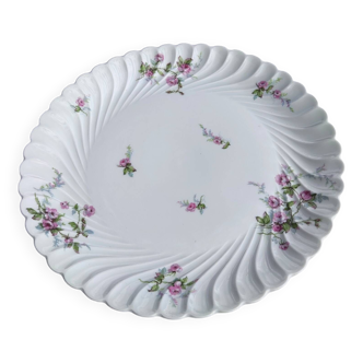 Round hollow dish in Limoges Haviland porcelain, Sylvie model