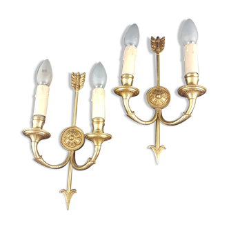 Brass arrow appliques