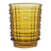 New Look Optical Vase by Jan Sylwester Drost for Ząbkowice Glassworks, 1970s