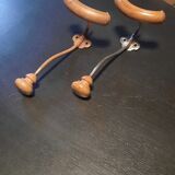 Lot de 2 patères bois