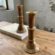 Set 2 old onyx candlesticks