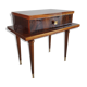 Bedside table in varnished wood veneer of the years 60