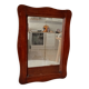 Antique wooden mirror with rustic touch 54*39 cm