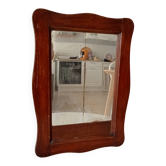Antique wooden mirror with rustic touch 54*39 cm