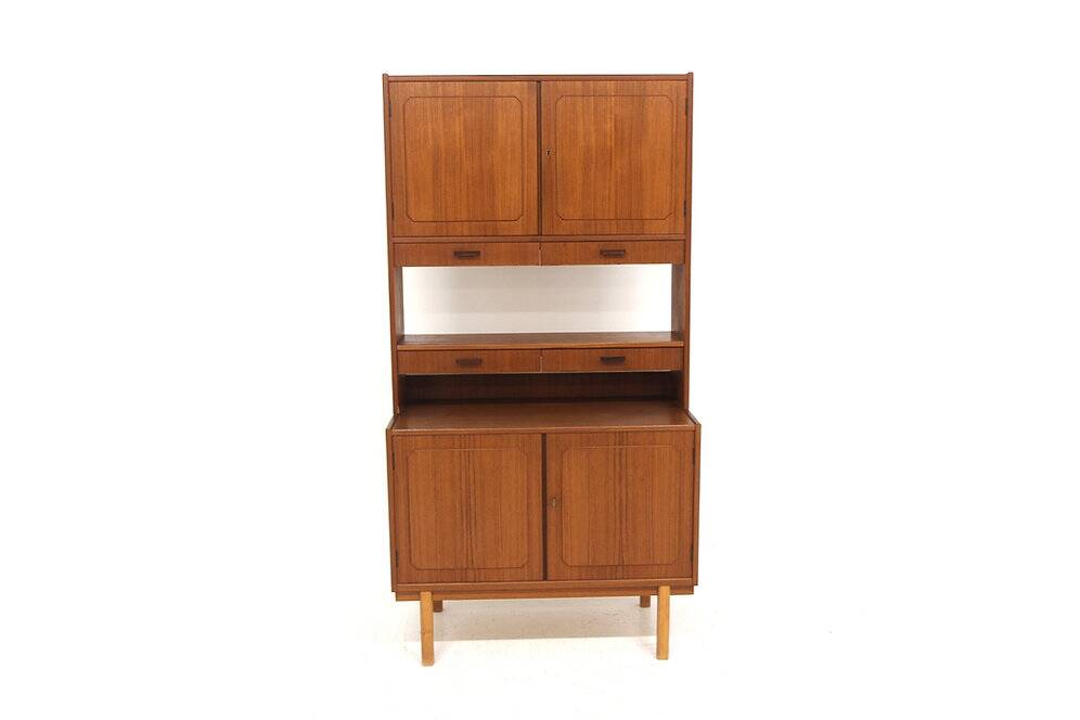 Scandinavian teak bookcase, Sweden, 1960