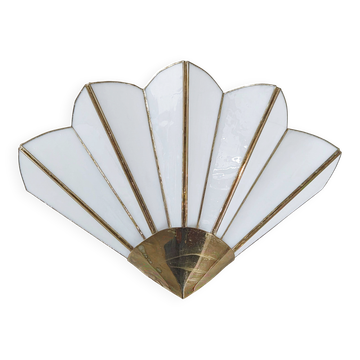 Vintage 1970s Art Deco wall light