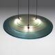 Pendentif Aurora Blue de l'ère spatiale par Arteluce, Perry King et Santiago Miranda,