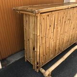 Foldable bamboo bar 70s