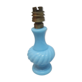 Blue opaline lamp foot