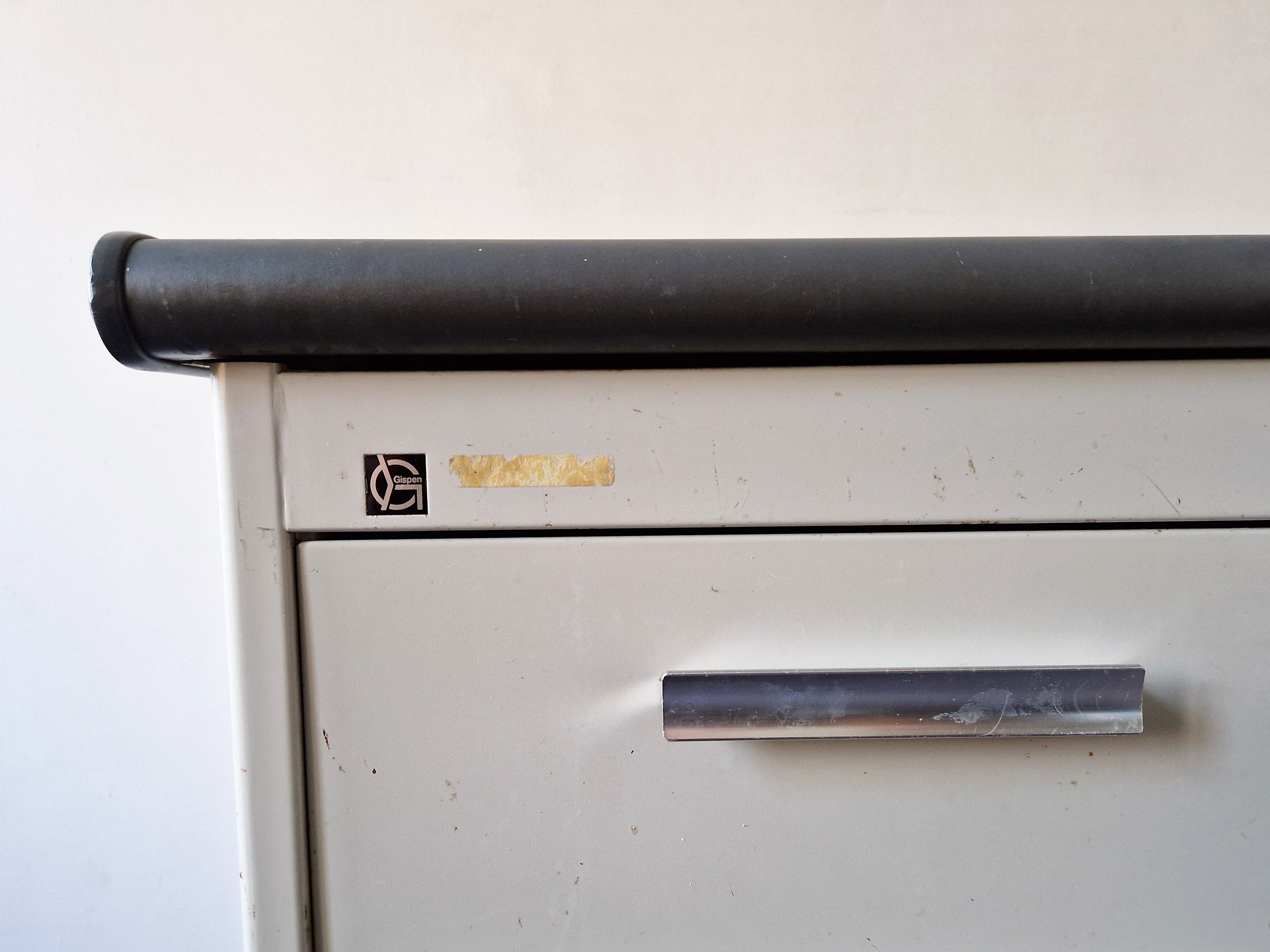 Industrial 7800 series desk by André Cordemeyer for Gispen, 1960's