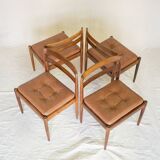 Set of 4 Danish chairs model 301 by Kai Kristiansen.
