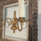 Applique murale laiton 2 ampoules