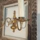 Applique murale laiton 2 ampoules