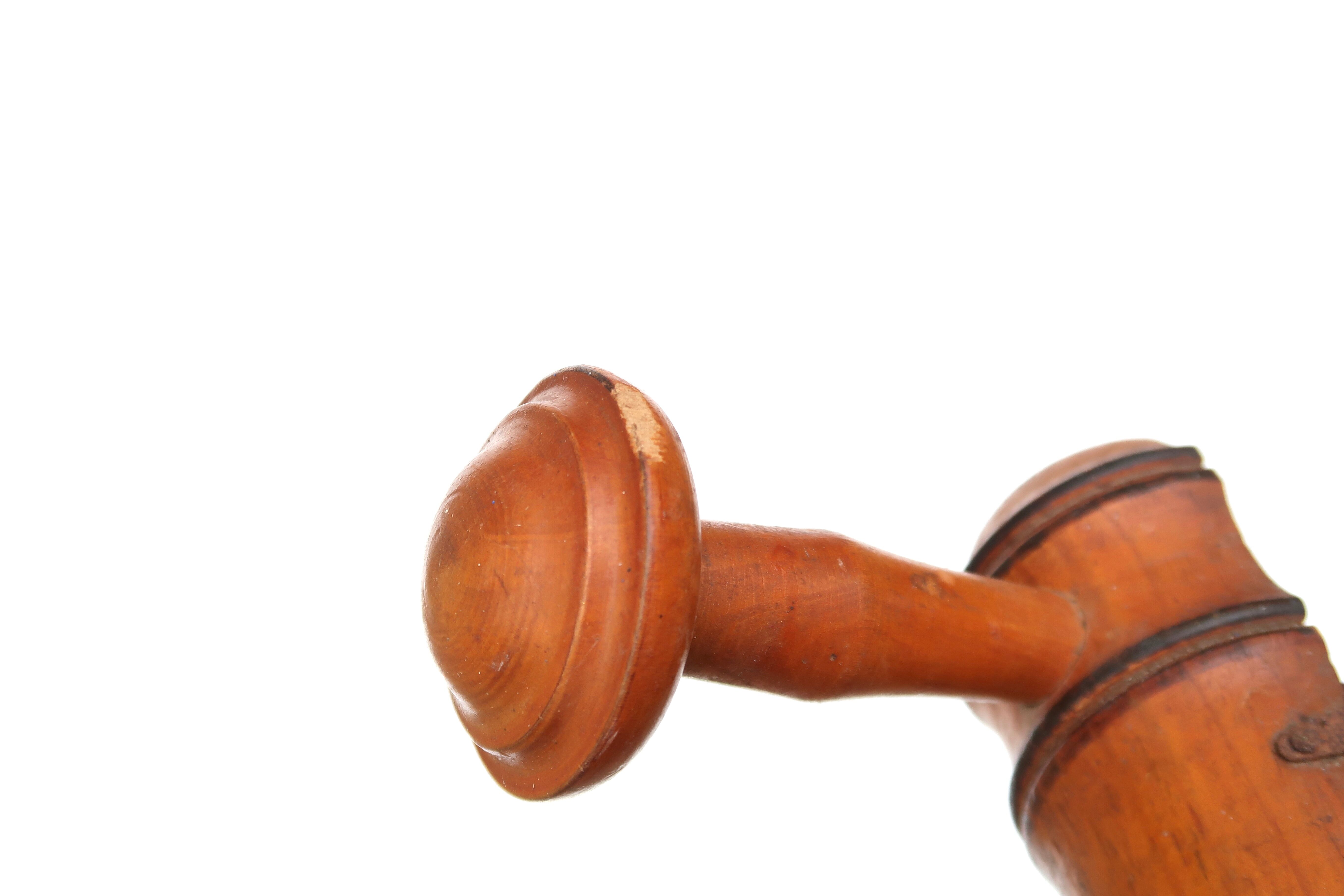 Turned wooden coat rack, 30s