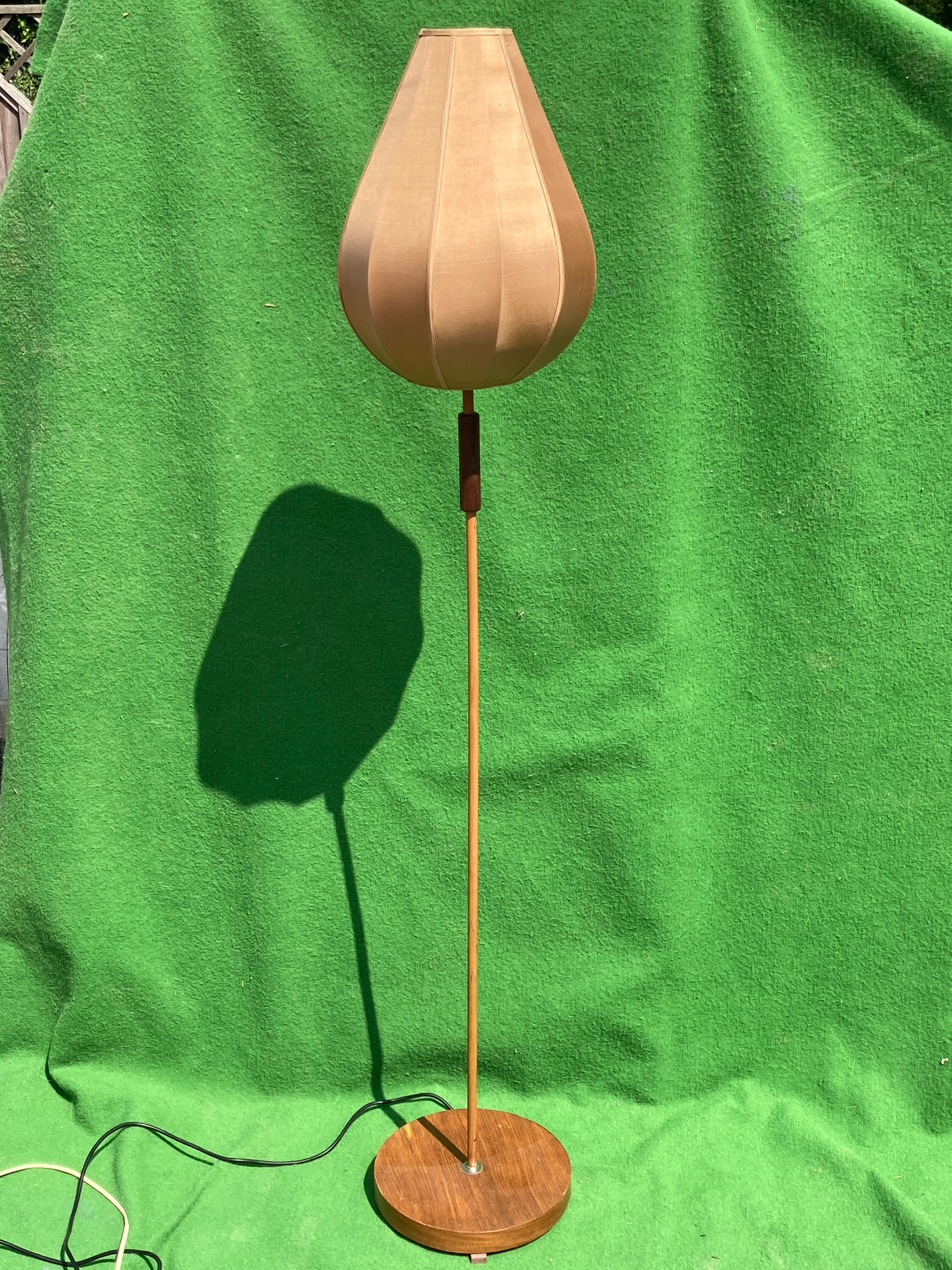 Teak Temde floor lamp, Switzerland 1960s