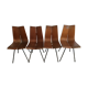 Set of 4 GA chairs, Hans Belleman, 50's