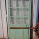 Old glass door