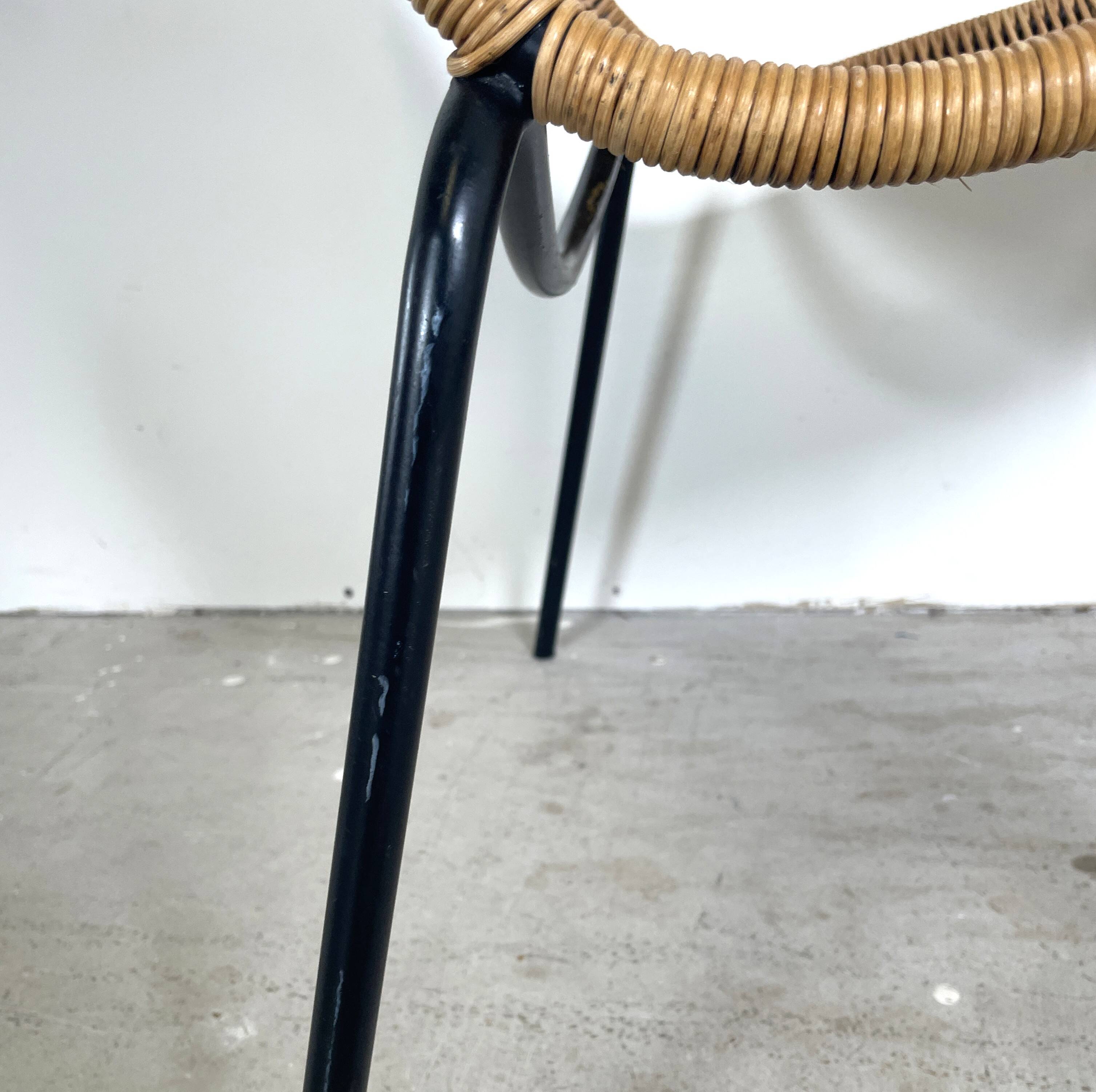 Set of 2 basket chairs, Gian Franco Legler