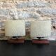 Pair of Scandinavian bedside lamps 1960