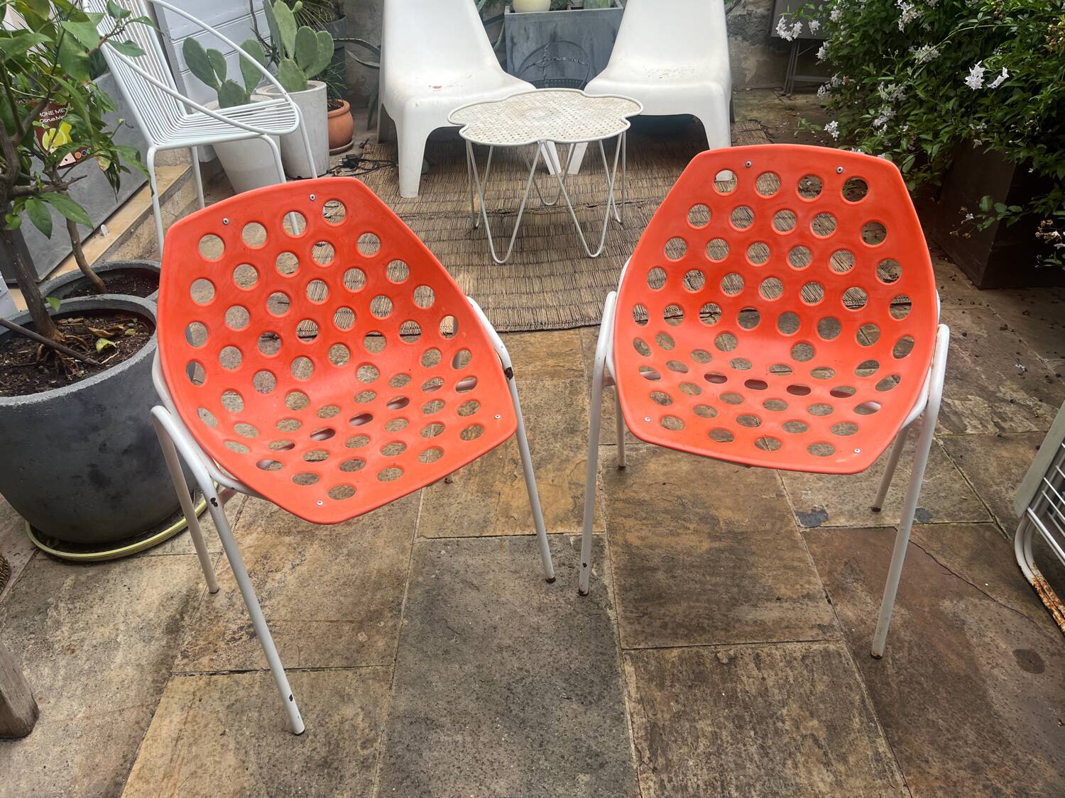 Pair of Deauville chairs by Pierre Guariche