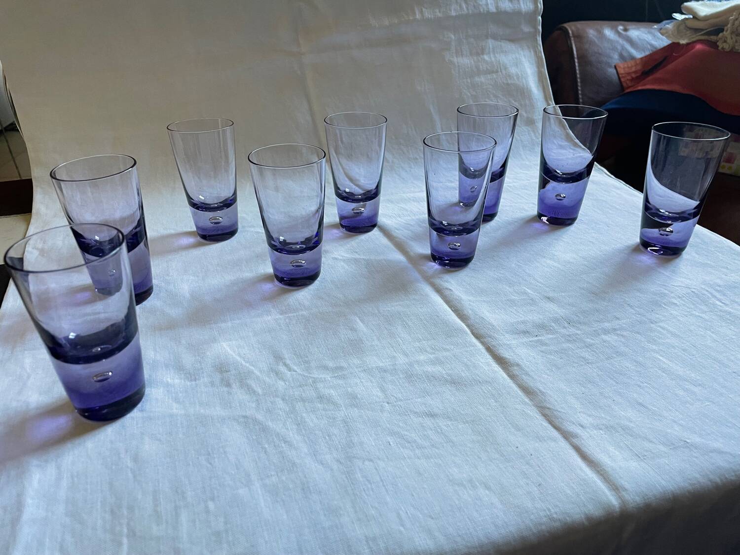 Vintage Purple Bubble Shots