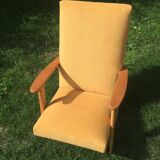 Vintage chair feet yellow compass - 60s