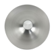 Space Age Flush Light Les Arcs Brushed Aluminum, 1960-70s