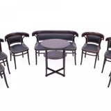 Thonet furniture set, Western Europe, late 19th century. After renovation.