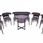 Thonet furniture set, Western Europe, late 19th century. After renovation.