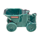 rare dumper ashtray in the shape of a mechanical wheelbarrow 'SAMBRON' ceramic