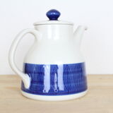 Koka ceramic teapot by Rörstrand Sweden, blue and white