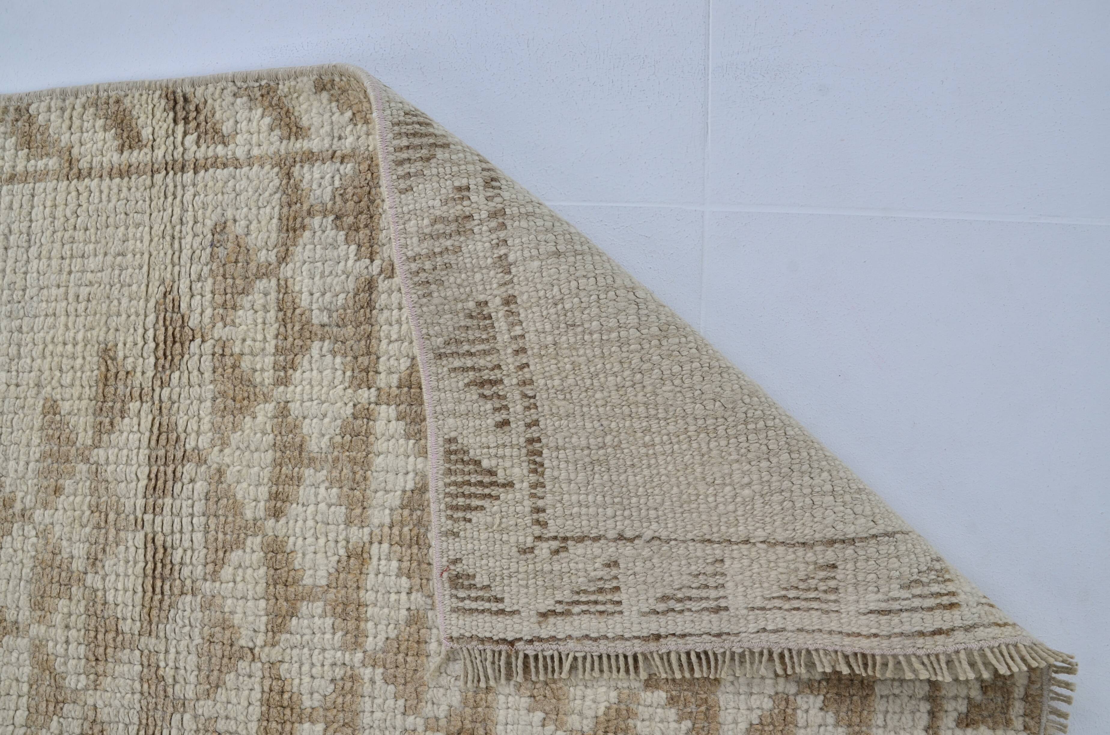 Turkish Anatolian Off White Runner Rug sku 2153