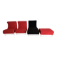 Sofa armchair lover line roset by pascal mougues