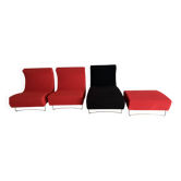 Sofa armchair lover line roset by pascal mougues