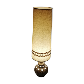Lampe en grès vintage double éclairage