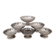 6 dessert bowls by Guy Degrenne in 18/10 stainless steel