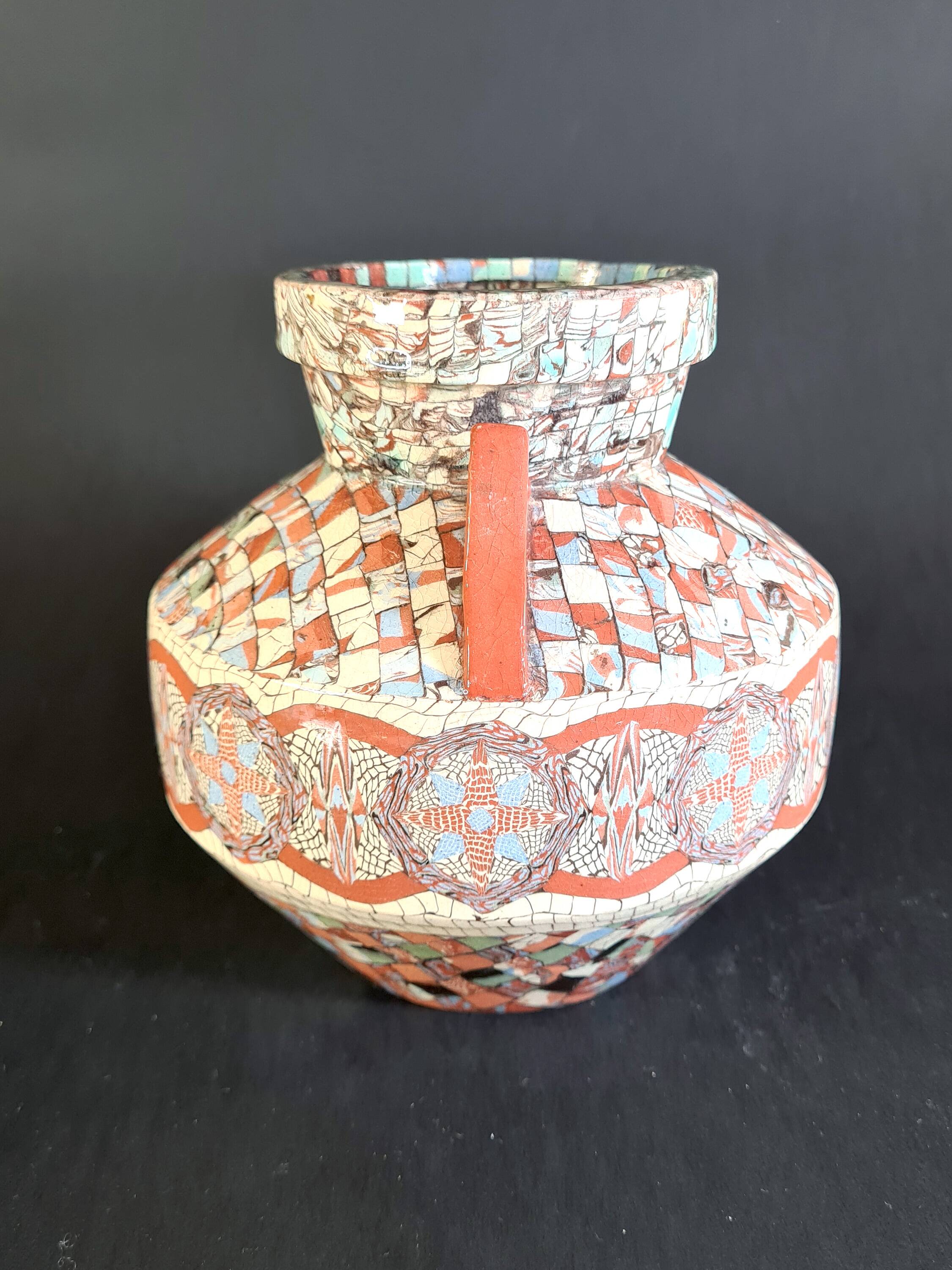 Vase en mosaïque Gerbino Vallauris – modèle 16 cm