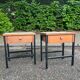Paire de tables de chevets vintage 1950
