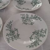 6 assiettes creuses.model capri manufacture Pexonne