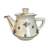 Théière ancienne fleurie