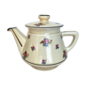 Old flowered teapot