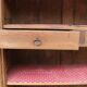 Low oak cabinet