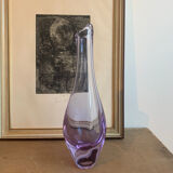 Glass vase by Miloslav Klinger for Zelezny Brod Sklo, 1960s